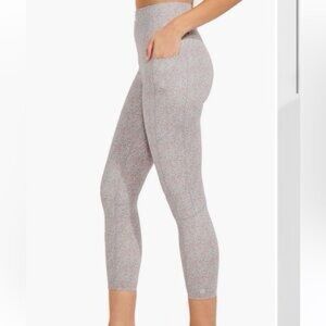 NIC+ZOE Pink and Gray Patterned Leggings